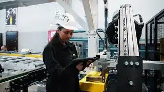 CEE Profiles roll forming line with automatic stacking and bandling unit.