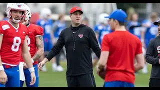 SMU QB coach Johnny Brewer talks quarterback competition between Tanner Mordecai and Preston Stone