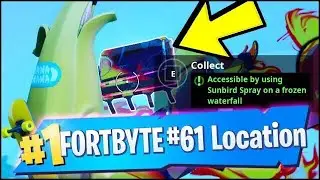 Fortbyte # 61 Accessible by using Sunbird spray on a frozen waterfall