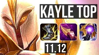 KAYLE vs TAHM KENCH (TOP) | 70% winrate, 2/0/3 | TR Diamond | v11.12