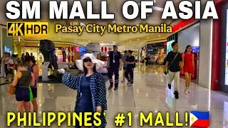 [4K HDR] SM Mall Of Asia Walking Tour 2025 | Philippines&rsquo; Ultimate Mall Experience In 4K!