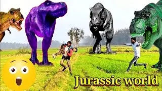 T-Rex Dinosaurs l Dinosaur Attack Jurassic world of Anaconda Snake Attack new (2026) ln reel life