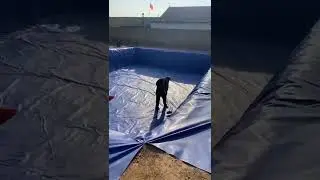 LVJU Square Tarpaulin Tank / Pond Liner