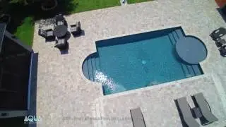 Aerial pool video