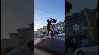 A.I. BRI. loltechnology is wild.  lol technology is wild. #sora #ai #skateboarding