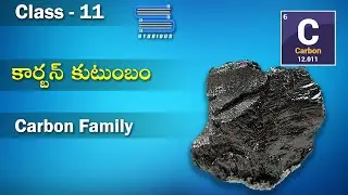 కార్బన్ ఫ్యామిలీ - Carbon family | Boron and Carbon Families | Class 11 Chemistry | Studious Telugu