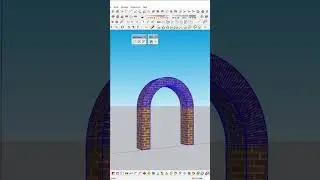 Learn how to apply brick or stone texture in arch On SketchUp #architecture #sketchup #design #vray