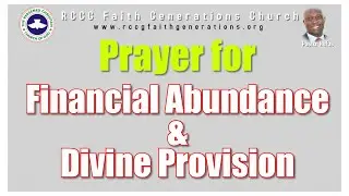 PRAYER FOR FINANCIAL ABUNDANCE AND PROVISION💥✝️ 💥✝️ LIFE TRANSFORMING PRAYER- Pastor Rufus