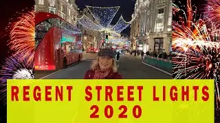 Regent Street Christmas Lights 2020.Regent Street Angels Lights. Christmas in London