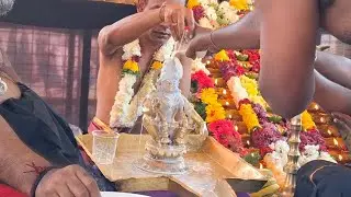 అయ్యప్ప స్వామి వారి కి పాలతో అభిషేకం|| Ayyappa Swamy Maha Padipoja|| Hanamkonda KU Dabbal