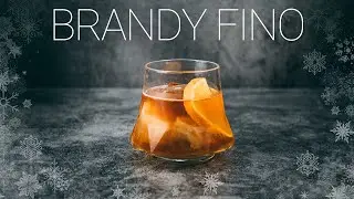 Brandy Fino Cocktail Recipe. Christmas cocktails recipes DAY 16