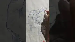 Hand Drawing with Ball Pen | 😍😍পেন দিয়ে আঁকা#potherakiye