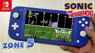 SONIC ORIGINS | Sonic The Hedgehog - Zone 5 - Star Light Zone (Nintendo Switch Lite)