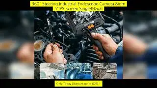 360&deg; Steering Industrial Endoscope Camera 8Mm 5