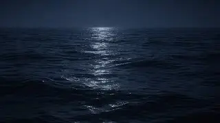 🌊 Dark Ocean Waves at Night &ndash; 2 Hours of Deep Sleep & Relaxing Ambient Sounds