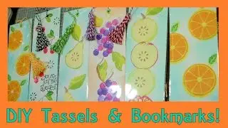DIY Bakers Twine Tassel Bookmarks!