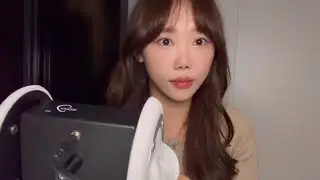 오랜만에asmr/귀청소 귀마사지