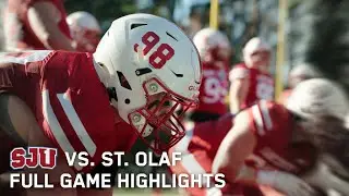 2025 SJU Football: vs. St. Olaf (Full Game Highlight)