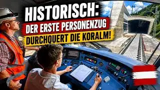 Historisch: Der erste Personenzug durchquert die Koralm!