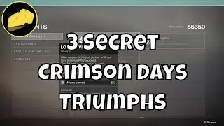 3 Secret Hidden Crimson Days Triumphs