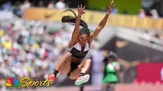 Tara Davis-Woodhall focusing on ATHLOS after World Championships gold | NBC Sports