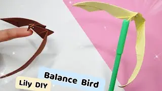 Origami Balance Bird 🐦 | The easiest way to make!