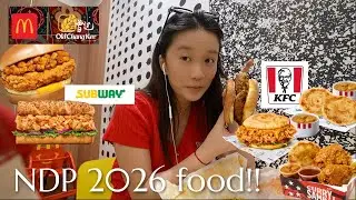 I Tried National Day Food in Singapore! *NDP 2026 challenge*