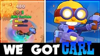 WE GOT CARL || CARL GAMPLAY || BRAWL STARS GAMEPLAY??!!