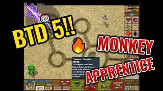 BLOONS TOWER DEFENSE 5 USING ALL MONKEY APPRENTICE
