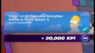 Fortnite - Complete Springfield Stories or Found quests - Chapter 6 Season 5