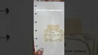packing shorts 02 | pluzzle by nizza | mini happy planner inserts