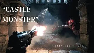 Castle Monster Battle &ndash; First Person Action Footage