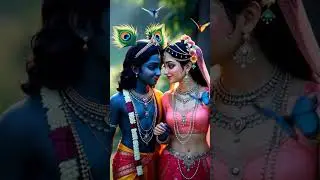 Butterfly Trail #radha #krishna #ai #viral #cartoon #bhakti #shorts