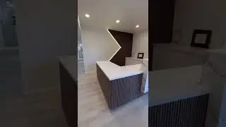 Modern reception desk.