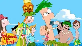 Backyard Beach 🎶 | Phineas and Ferb
