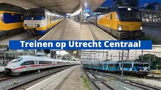 Treinen op station Utrecht Centraal - 25 september 2021