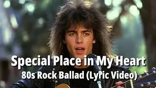 80s Rock Ballad | Special Place in My Heart (Lyric Video)