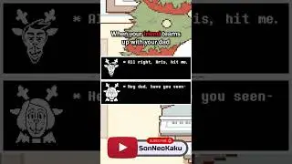 Rudy and Kris plays a song 🦌🎶 #deltarune #undertale #meme #funny #fandub #noelle #skit #subscribe
