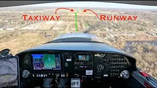 I (almost) landed on a taxiway- DA20 - Solo XC Trip