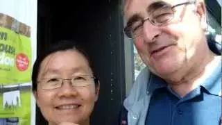 Frank and Olivia at TheLuxPod, London Open House