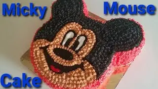 Micky Mouse Cake////मिकी माउस केक/ सोपी पद्धत