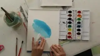 Paint Fading Technique : Art Projects