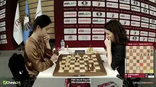 Момент, когда Александра Горячкина выиграла чемпионат ФИДЕ по быстрым шахматам среди женщин!