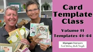 Simple Card Making Templates To Try New Card Layouts | Card Template Class Vol. 11