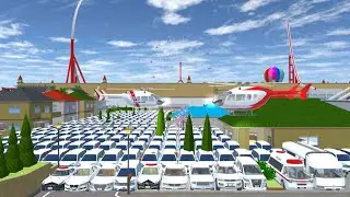 SAKURA ALL WHITE COLOUR SUPER CAR COLLECTION AT LITTLE BOY HOME 😍😱🚔🚒✅. SAKURASCHOOLSIMULATOR 🤯😱🚔🚒✅✅