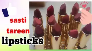 perfect lipsticks for this Eid || affordable and luxury || nagina buckets