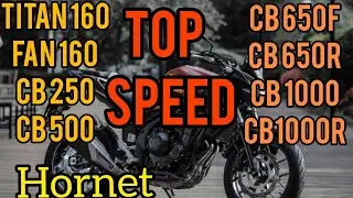 Honda TOP SPEED -  FAN / TITAN/ CB 250/ CB500 / CB650 / CB1000 / CB1000 r/ e a lend&aacute;ria HORNET