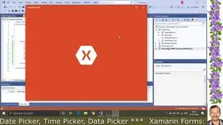 Xamarin Forms: Date Picker, Data Picker