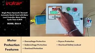 Automatic Water Level Motor Starter Panel for Borewell Submersible Pump