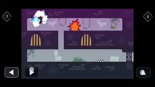 Tricky Castle Witch Tower Level 55 full walkthrough with 100% completion (1 Bat)